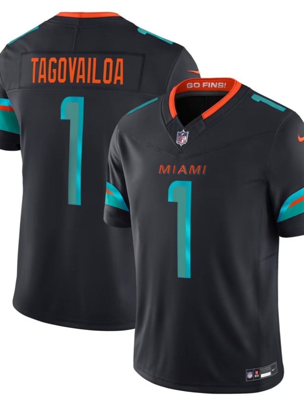 Nike NFL Miami Dolphins Tua Tagovailoa Rivalries Game Jersey Navy